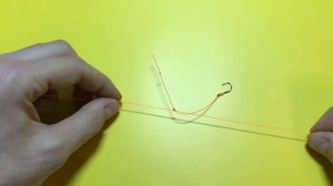 Как привязать поводок к основной леске. Временный боковой поводок