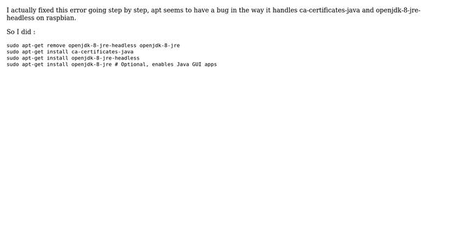 Raspbian Stretch: Getting Error: missing `server' JVM at... смотреть онлайн