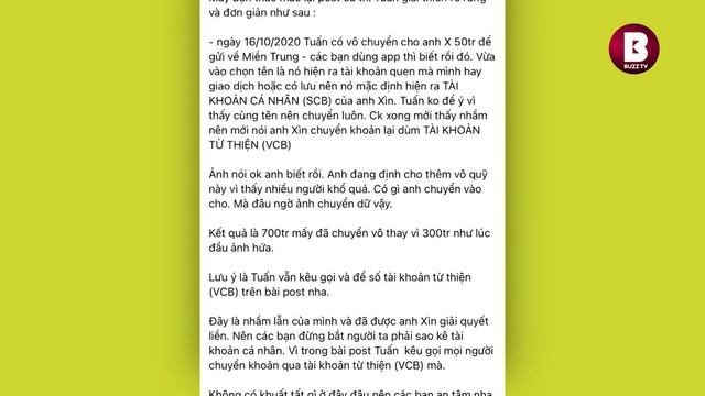 Tuấn Trần lên tiếng khi chuyển tiền nhầm tài khoản của Trấn Thành смотреть онлайн