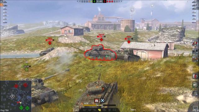 WoTBlitZ - Т-54 обр.1 - натянул челиков. смотреть онлайн