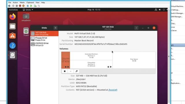 How to increase size of an OsDisk - Root Partition - in Ubuntu Linux (Desktop) 20.04 VM on Hyper-V смотреть онлайн