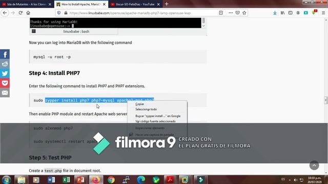 Mysql y PhP en Opensuse смотреть онлайн