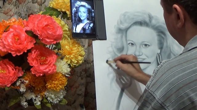 техника "сухая кисть" смотреть онлайн