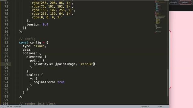 How to Replace Points of a Line with an Image in Chart.js смотреть онлайн