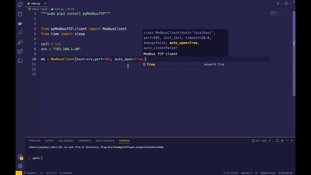 Python ile ModBus TCP kullanımı смотреть онлайн