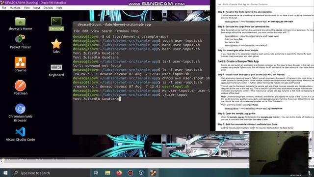 6.2.7 Lab - Build a Sample Web App in a Docker Container смотреть онлайн