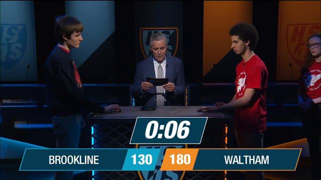 Brookline vs. Waltham | Qualifying Round | High School Quiz Show (1106) смотреть онлайн