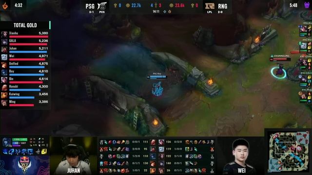 PSG vs RNG - Day 4 LoL MSI 2022 Group Stage | PSG Talon vs Royal Never Give Up full game смотреть онлайн