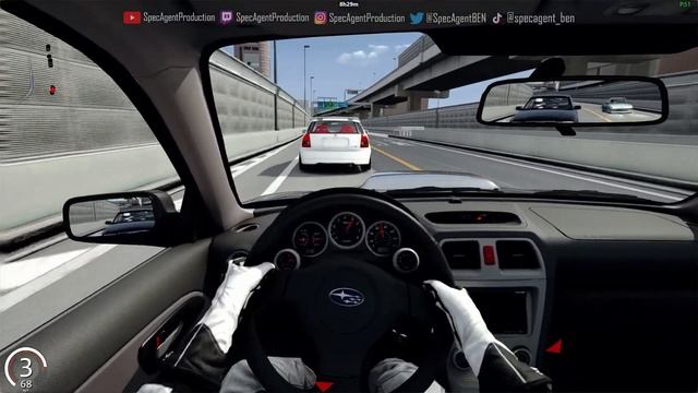 Shuto Car Meet Cruise/Street Racing (467HP WRX, Civics, GTRs, RX7, Mustang, +) | Assetto Corsa смотреть онлайн