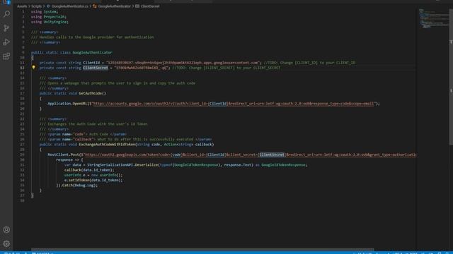 Google Authentication In Unity 3D (Tutorial) смотреть онлайн