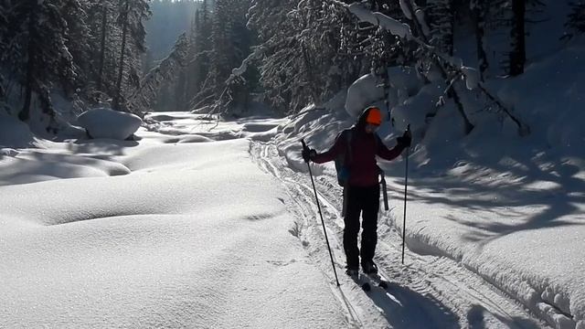 На Лыжах по Таёжной Реке смотреть онлайн