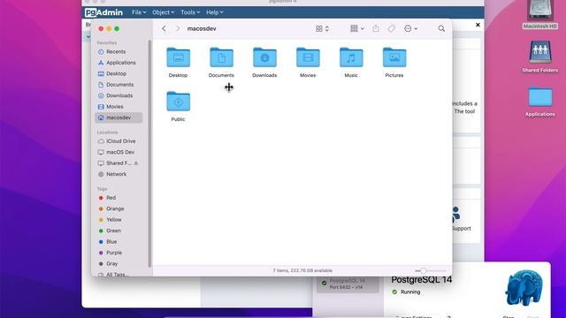 Install PgAdmin4 MacOS
