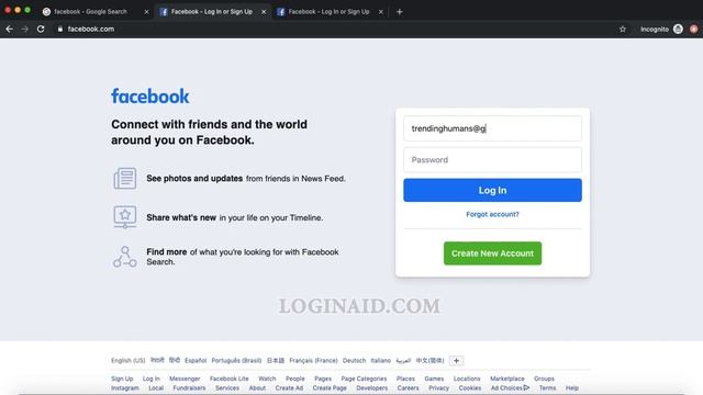 Facebook Login | www.facebook.com Login Help | Facebook.com Sign In смотреть онлайн