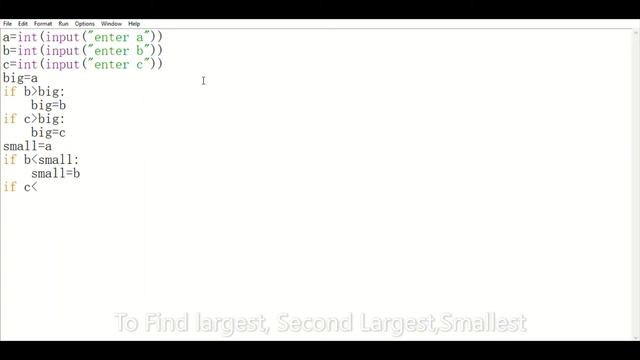 if program || Python || program to find largest,second largest and smallest of three number смотреть онлайн