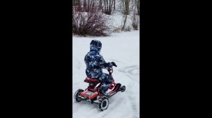 Электро Снегокат из гироскутера