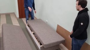 Диван Еврокнижка без подлокотников