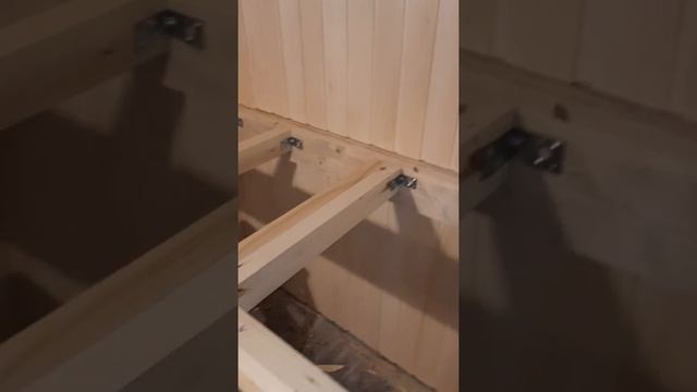 Как сделать парящий полок в бане!!! смотреть онлайн