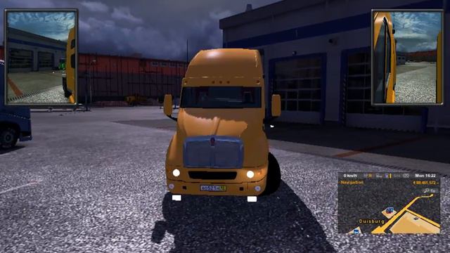 Euro Truck Simulator 2 HD Kenworth T2000 + Interior v 2.0 смотреть онлайн
