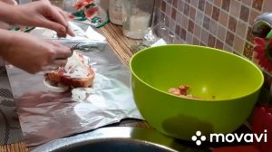 СВИНИНА В ФОЛЬГЕ В ДУХОВКЕ  С РОЗМАРИНОМ И ГРАНАТОВЫЙ СОУС