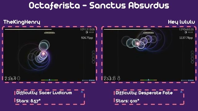 osu! | Octaferista - Sanctus Absurdus | TheKingHenry vs Hey lululu смотреть онлайн