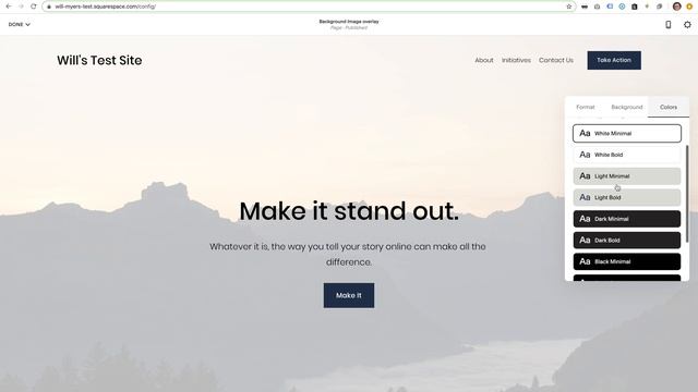 [UPDATE] Change Background Image Overlay in Squarespace 7.1 смотреть онлайн
