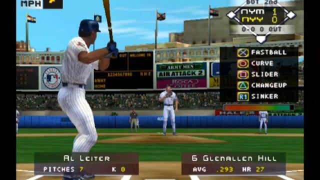High Heat Major League Baseball 2002 ... (PS2) Gameplay смотреть онлайн