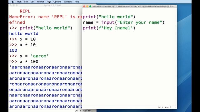 Python introduction with IDLE смотреть онлайн