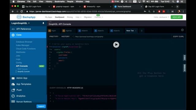 Serverless GraphQL: Using a Serverless GraphQL API on Back4App to perform Sign Up and Login. смотреть онлайн