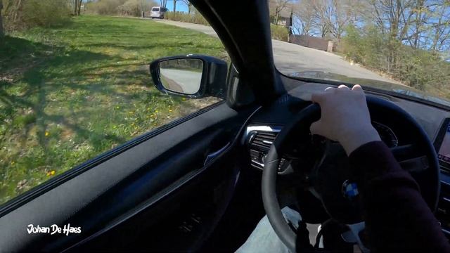 BMW 545e XDrive Sedan Plug-In Hybrid 394 HP POV TEST DRIVE