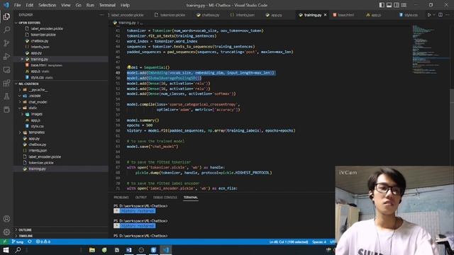 [Machine Learning] Final Project: Chatbot using Keras Sequential Model and Deployment смотреть онлайн