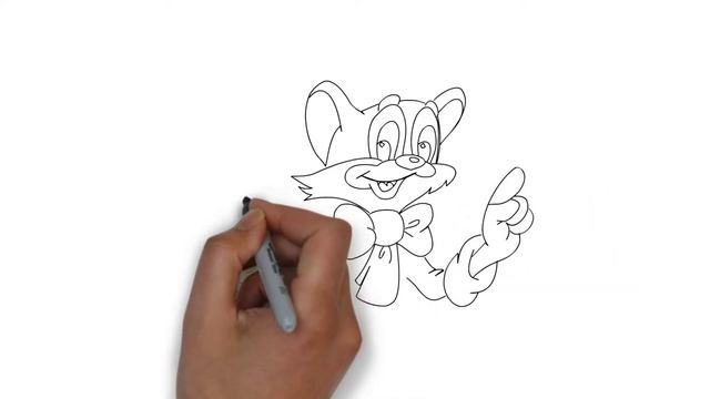 Рисуем героев мультфильма Кот Леопольд смотреть онлайн