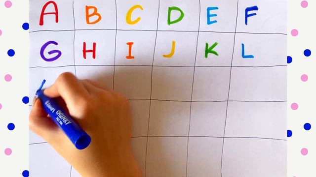 ABCDEFGHIJKLMNOPQRSTUVWXYZ, Easy Draw and Paint Alphabet A to Z For Kids | ABC Song and Rhymes смотреть онлайн