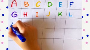 ABCDEFGHIJKLMNOPQRSTUVWXYZ, Easy Draw and Paint Alphabet A to Z For Kids | ABC Song and Rhymes