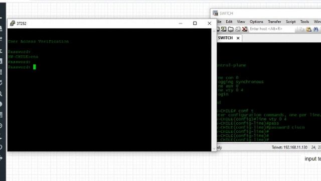 Enable SSH and Telnet en Switch eve-ng смотреть онлайн