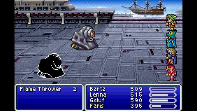 Final Fantasy V Walkthrough Part 25 - Battle With The Flying Ronka Ruins Defence Cannons смотреть онлайн