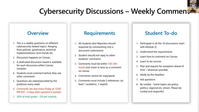 Module 1 - IT 727: Cybersecurity Governance, Risk and Compliance Class Kick-Off/Intro смотреть онлайн