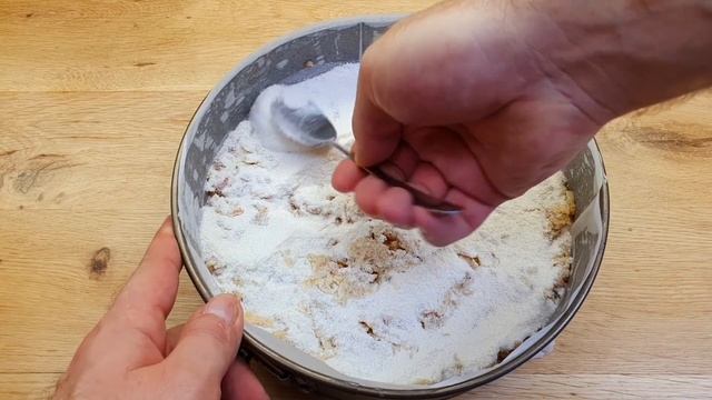 Das Einfachste Apfelkuchen Rezept, 4 Gläser Und 3 Äpfel, Rezept Mit Trockenem Teig #172
