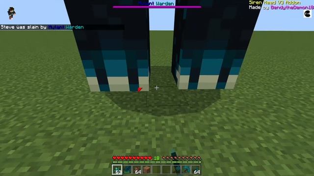 Mutant Warden MOD in Minecraft (PE/BE) смотреть онлайн