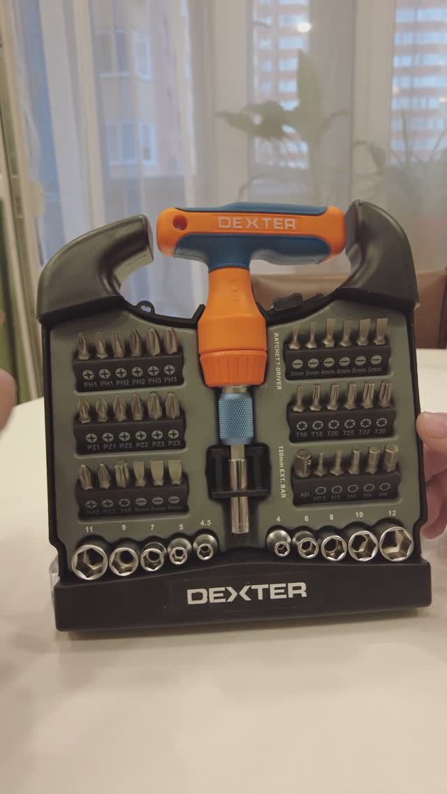 Классный набор отверток DEXTER смотреть онлайн