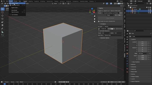Stunning AI-Powered Images and Animations with New "Stability for Blender" Stable Diffusion Addon! смотреть онлайн