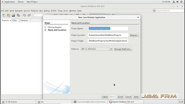 Apache NetBeans 10 Installation on Oracle Linux 7 and Java 11 Modular Programming смотреть онлайн