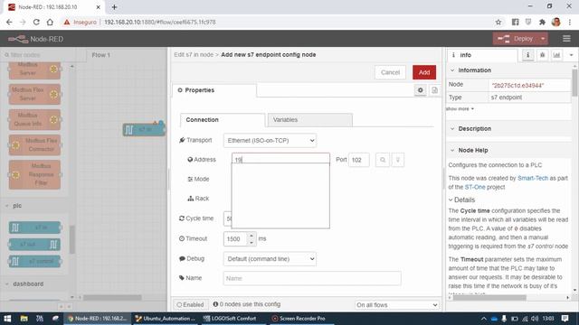 PLC Siemens LOGO! - NodeRED Pulse Relay смотреть онлайн