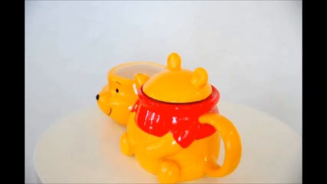 Winnie the Pooh Ceramic Set, teapot and teacup. смотреть онлайн