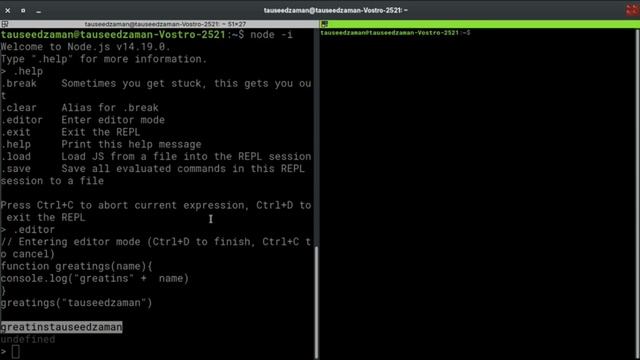Run JavaScript code inside terminal/CMD #js смотреть онлайн