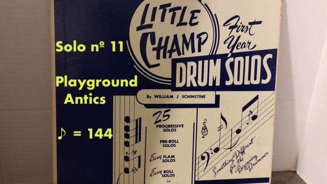 W.J. Schinstine: Solo Nº 11 - Playground Antics