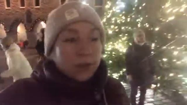 Ярмарки на Ратушной площади в Таллинне больше нет - гуляем по Рождественскому лесу. Влог. смотреть онлайн
