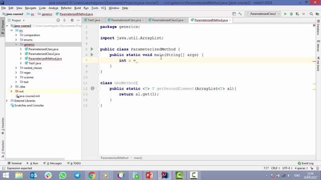 Java - получи чёрный пояс! Parameterized method смотреть онлайн