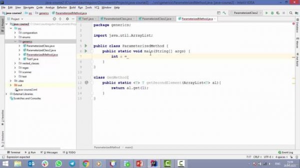 Java - получи чёрный пояс! Parameterized method