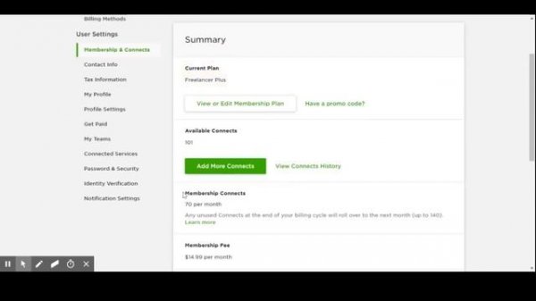 Бесплатные коннекты от апворк Upwork, промокод Upwork