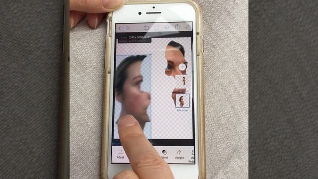 Adam Hale digital collage tutorial using Photoshop Mix on a phone смотреть онлайн